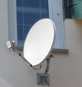 Установка спутниковой антенны